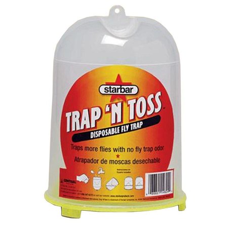 Starbar Trap 'N Toss Disposable Fly Trap, Granular, Fish 100520149